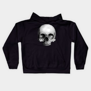 Anatomical Half Skull Kids Hoodie